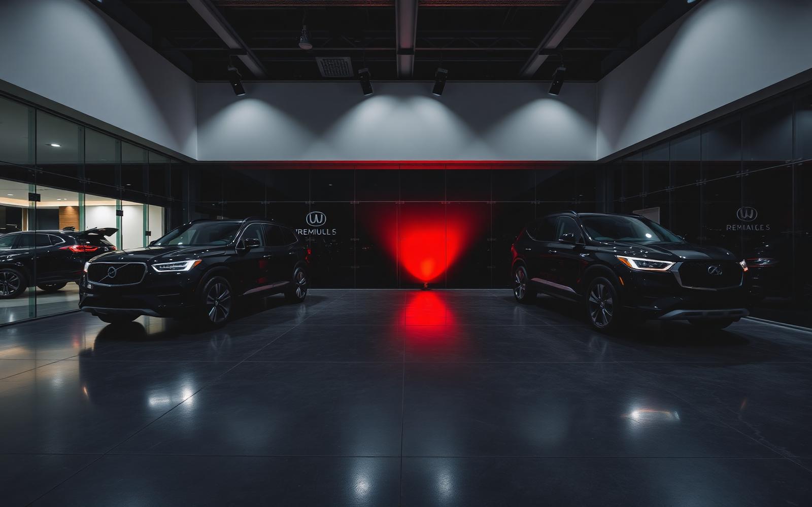 Car Hub showroom interior in Gurugram